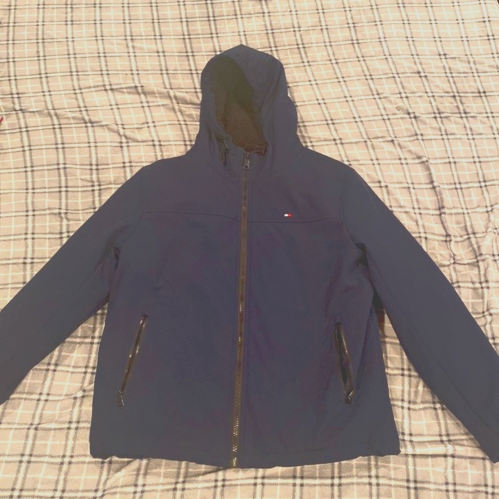 Tommy Hilfiger Men's Soft Shell Sherpa Lined Performance Jacket. Price firm. L